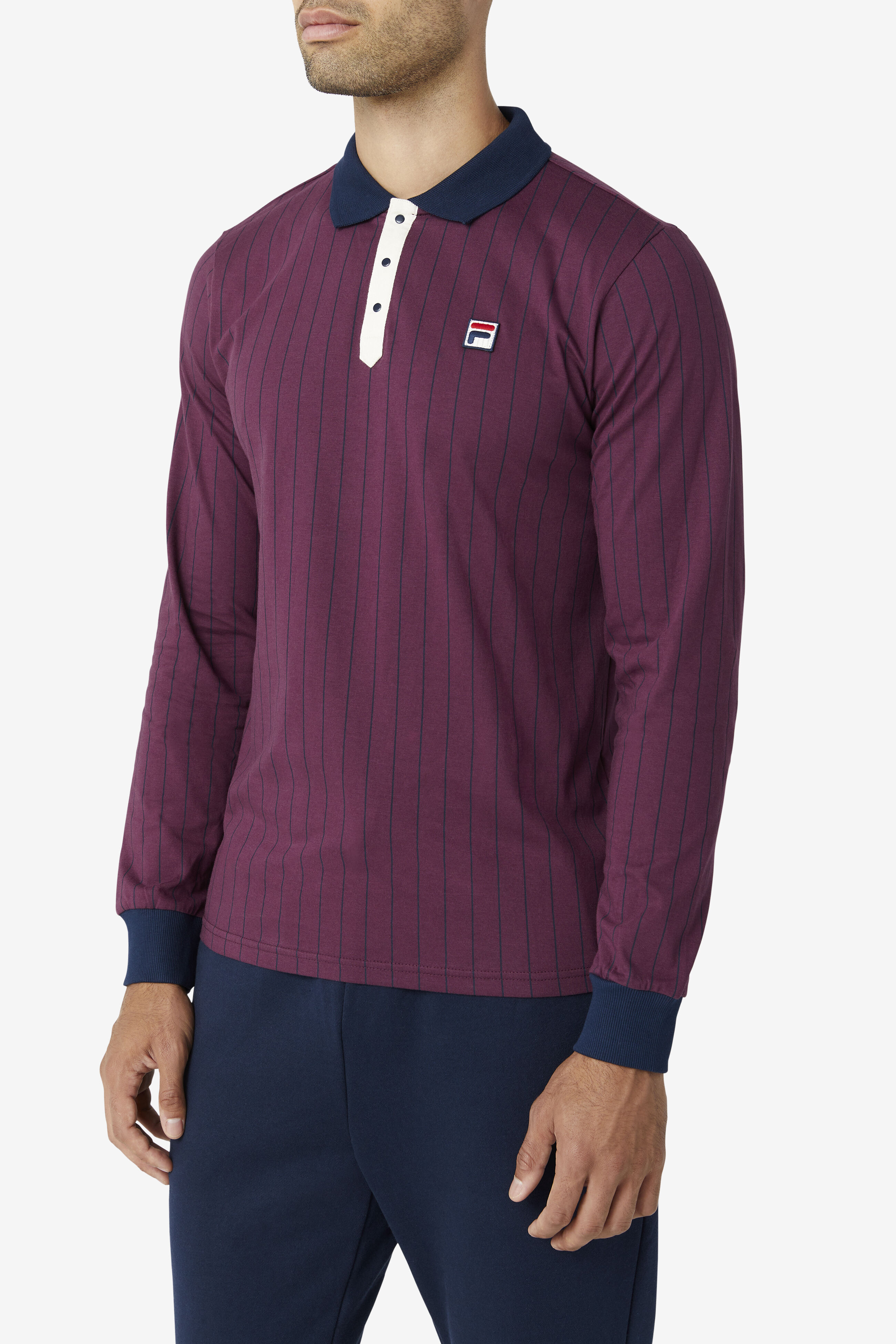 Bb2 Long Sleeve Men s Polo Shirt Fila