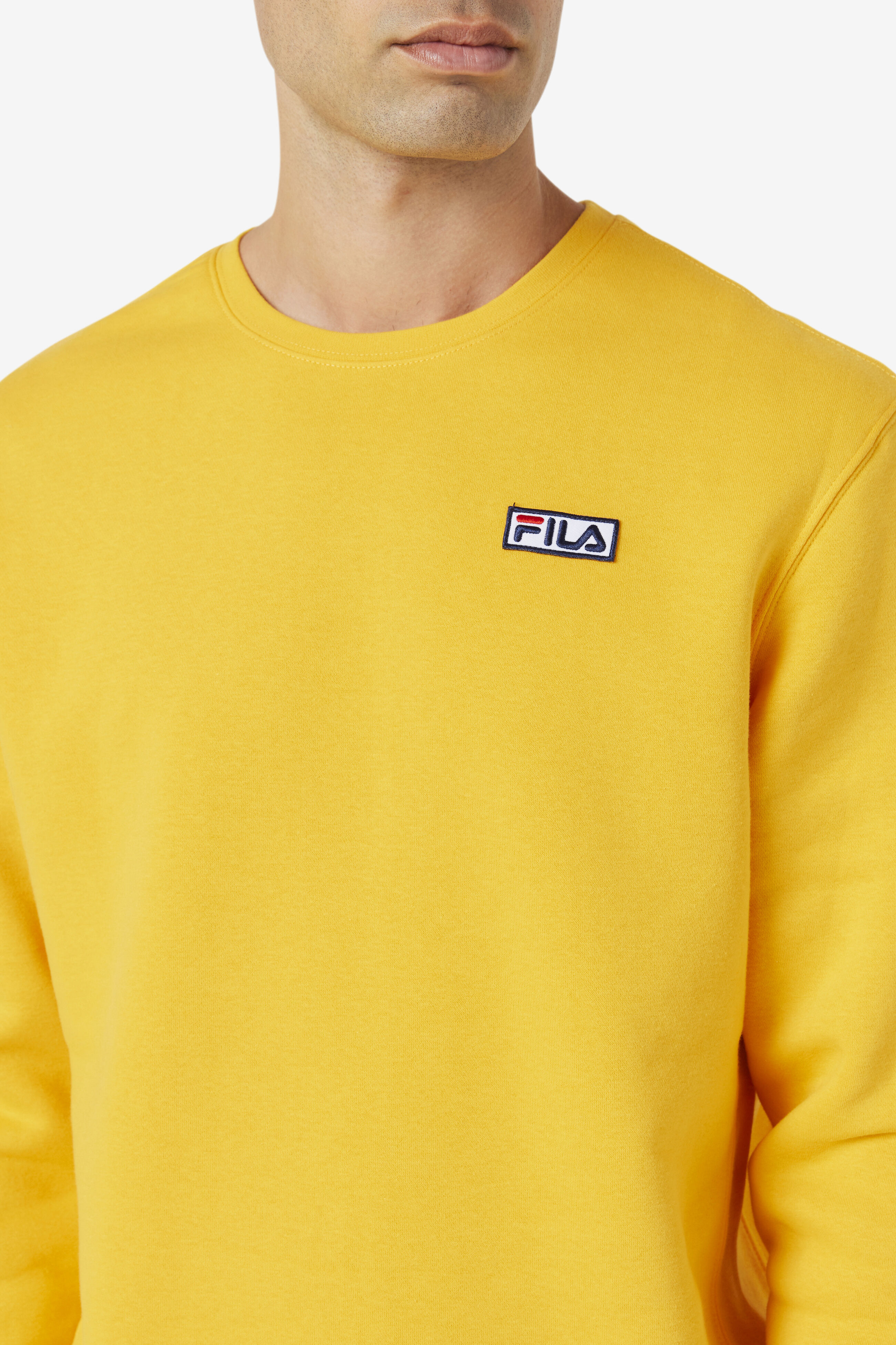 Yellow fila sweatshirt best sale