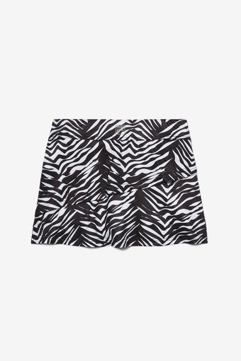 TIERED SKORT/ZEBRA/L