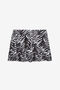 TIERED SKORT/ZEBRA/XS