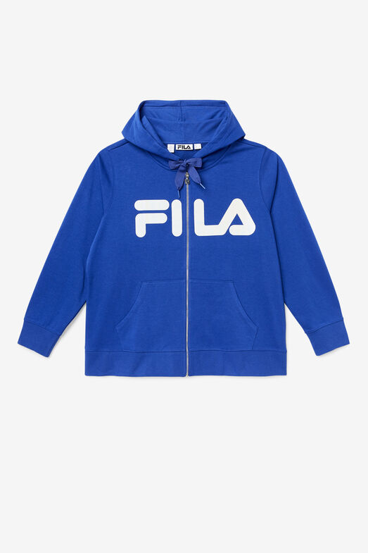 Egypte Overname januari Curve Plus Size Zip Up Hoodie | Fila