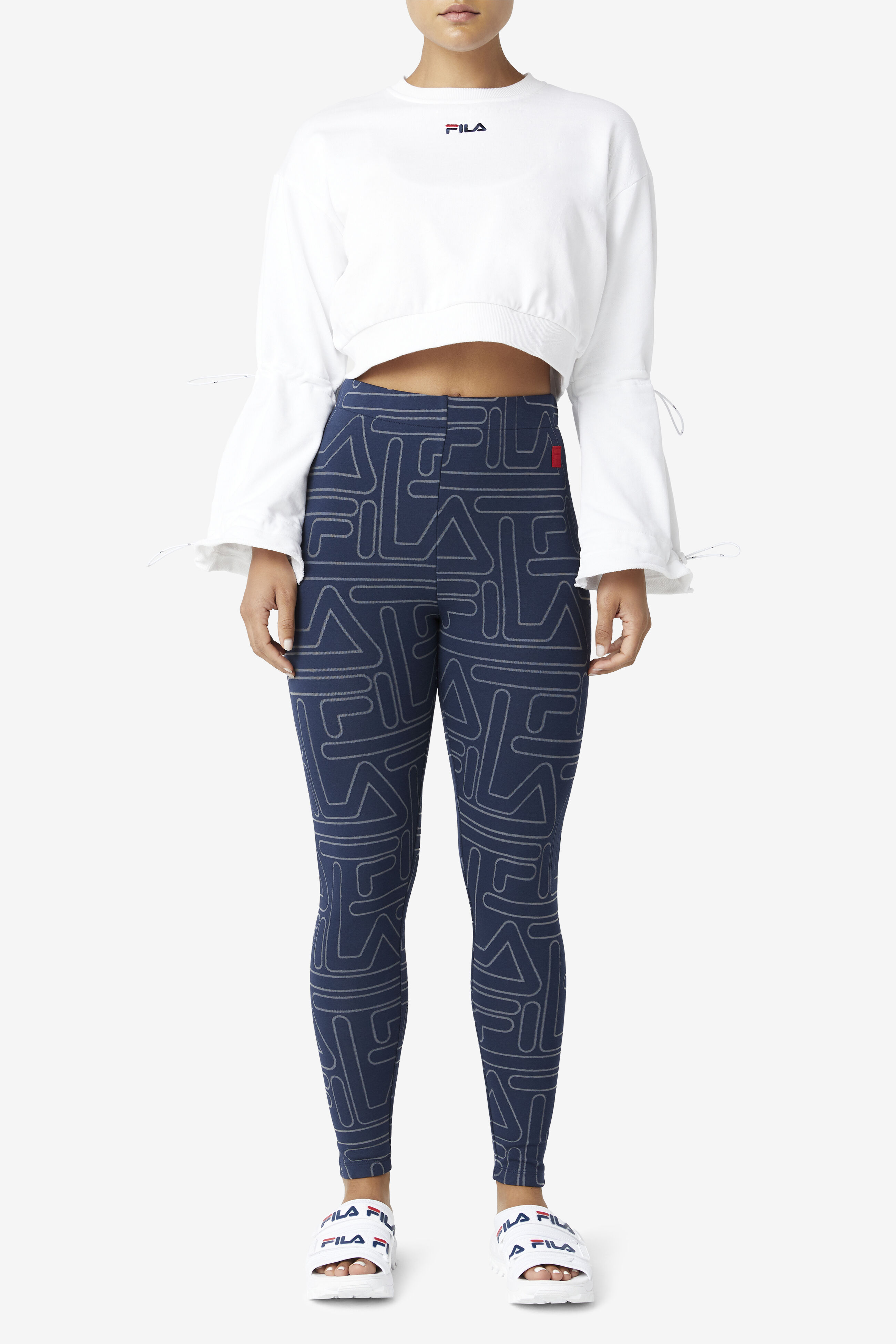 Lipi Logo Cotton Leggings Fila