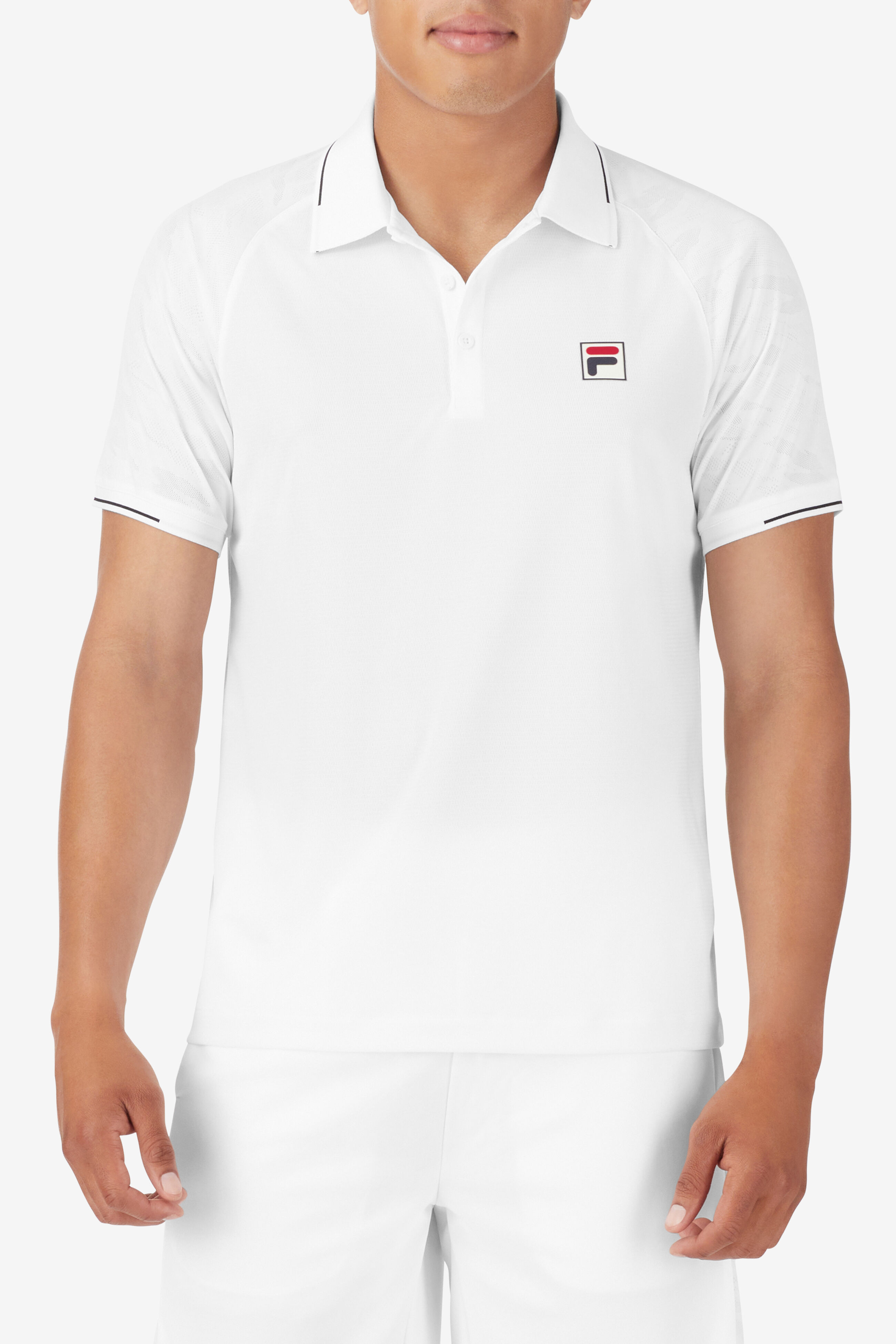 Men s White Polo Shirt Fila