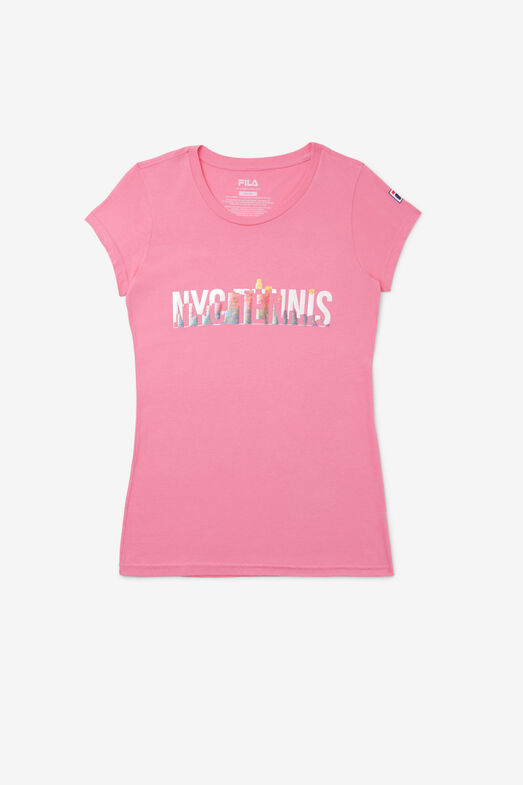 NYC TENNIS SHIMMER TEE