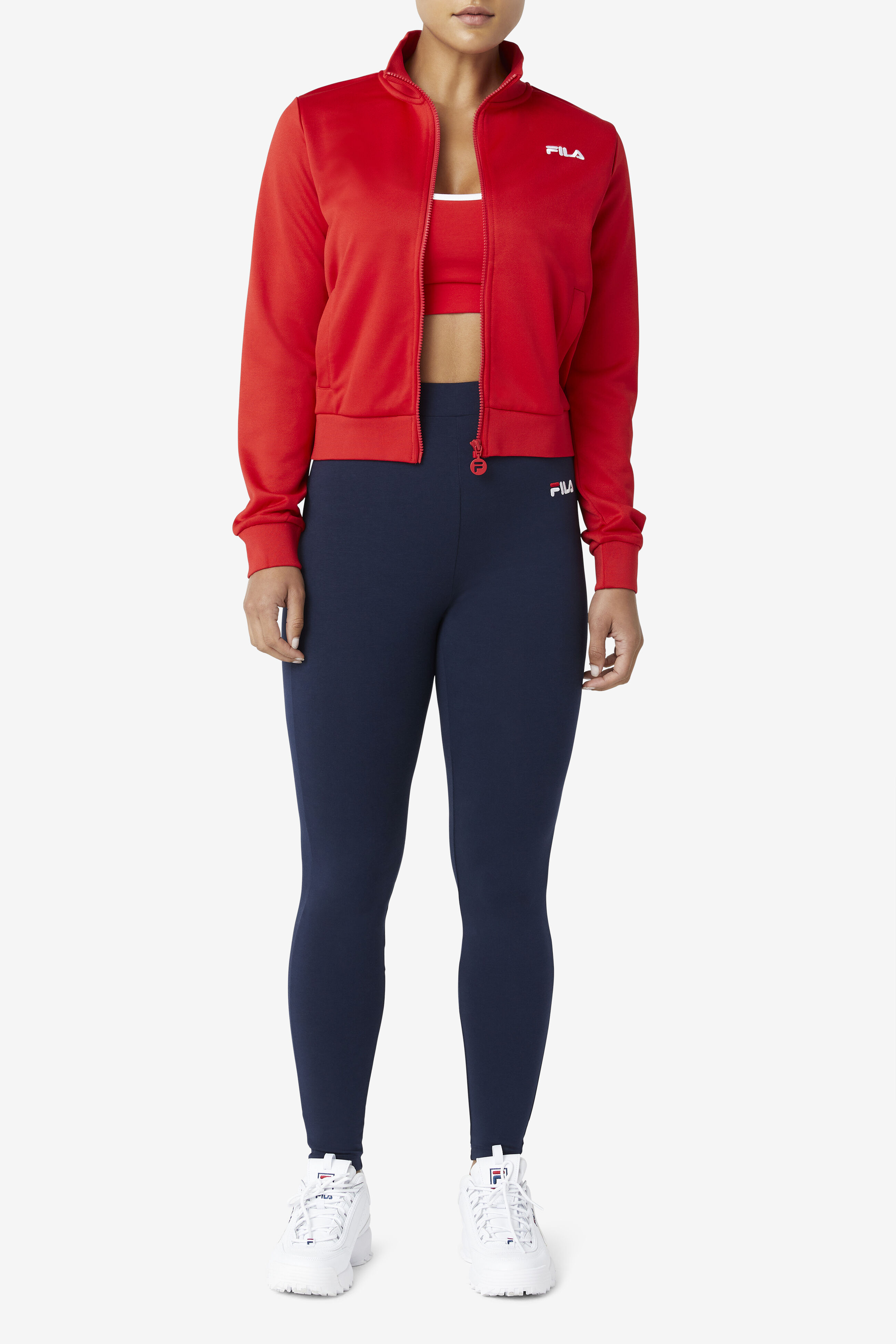 Fila tracksuit outlet womens red