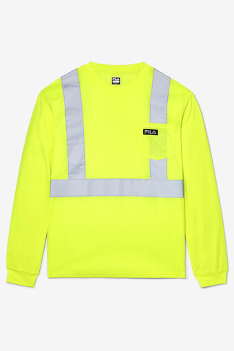 HI VIS L/S POCKET TOP