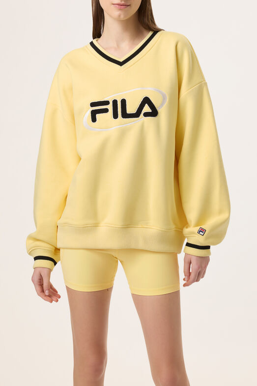 HAILEY BIEBER V-NECK PULLOVER