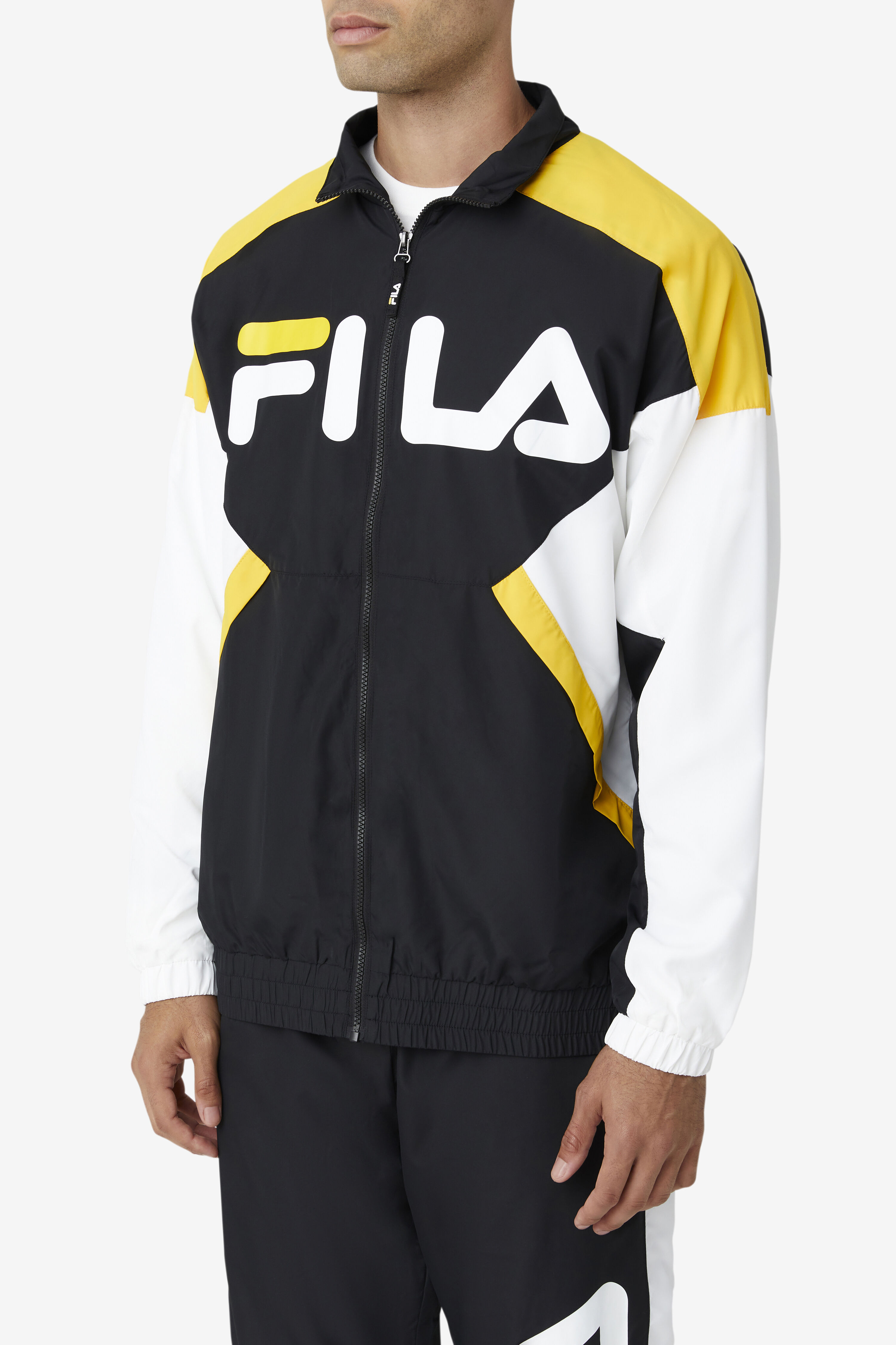 Fila windbreaker on sale yellow