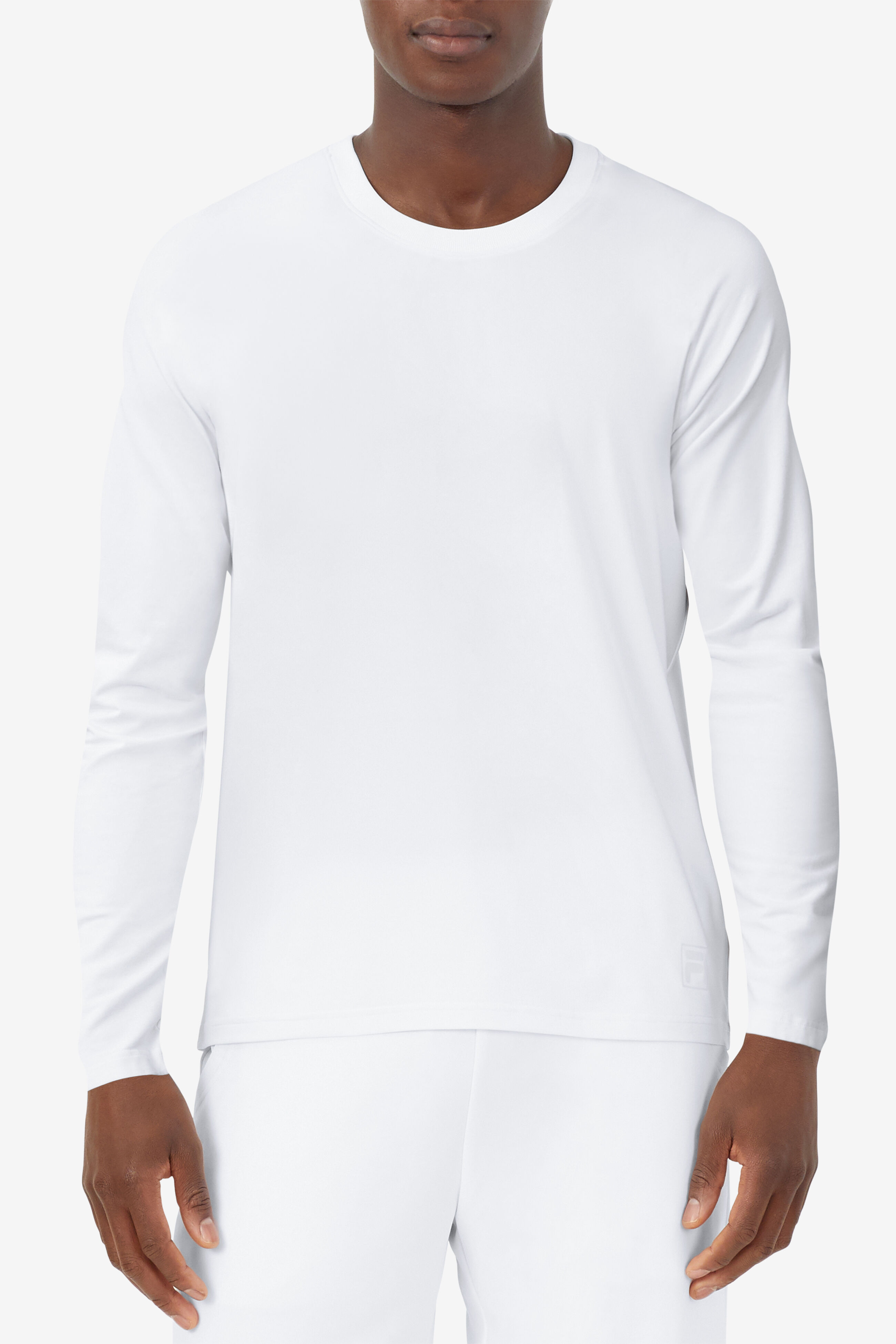 White long hotsell sleeve fila top