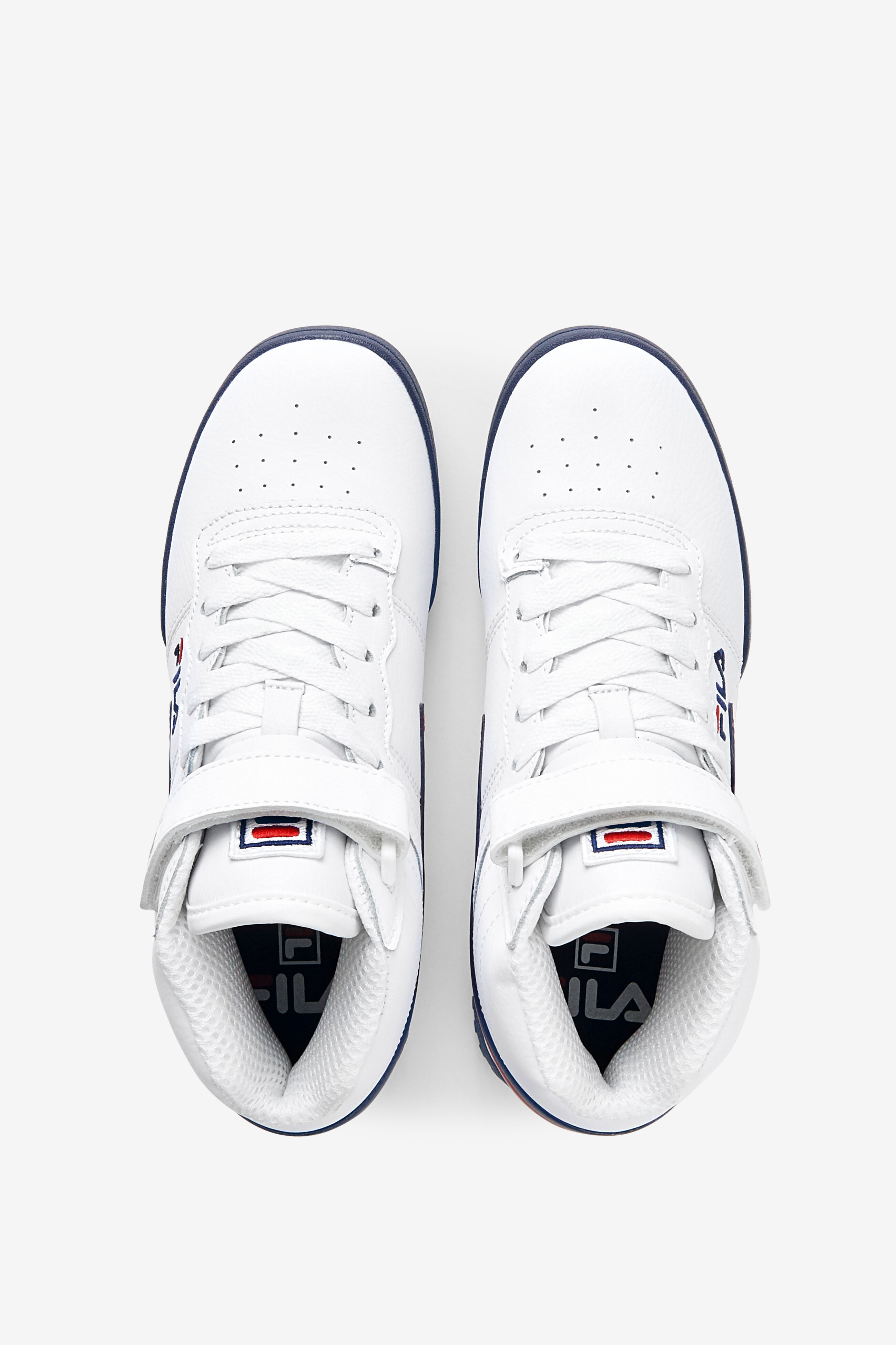 Kids F 13 White Hi top Sneakers Fila