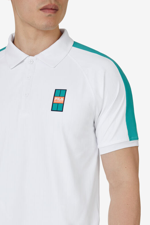 FILA X DVRX SS PIN STRIPE POLO