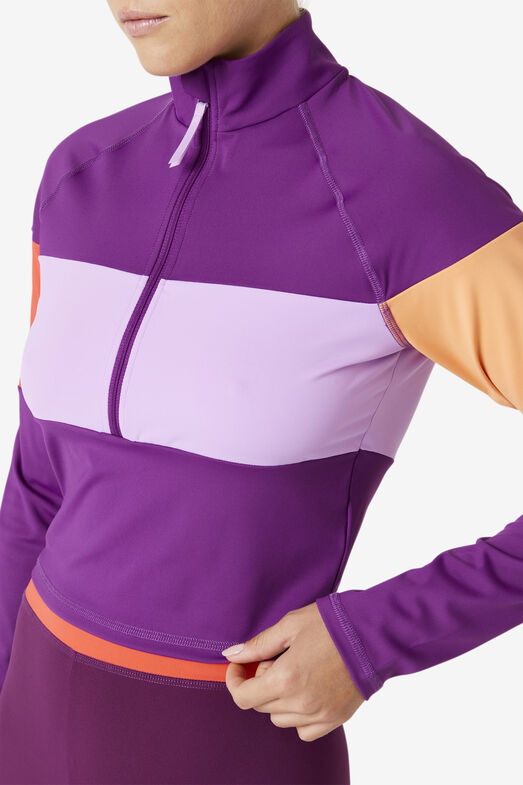 JAIDA BASE LAYER 1/2 ZIP TOP