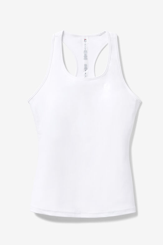 RACERBACK TANK/WHITE/Large