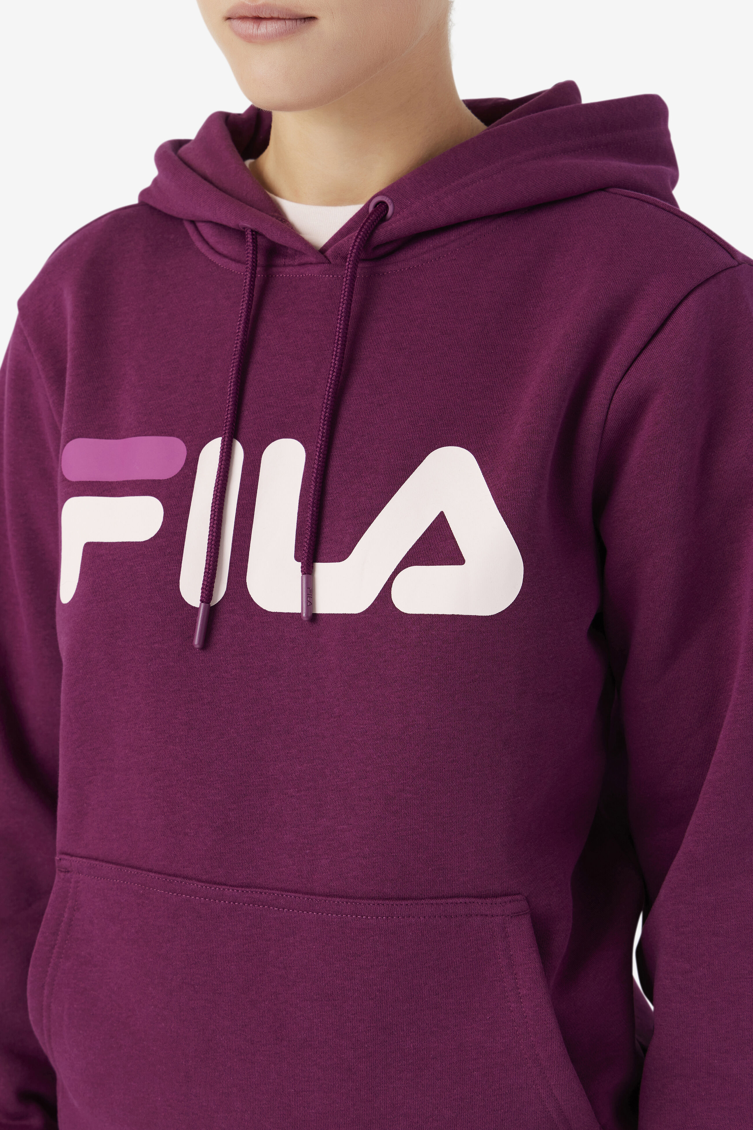 Pink fila discount hoodie mens