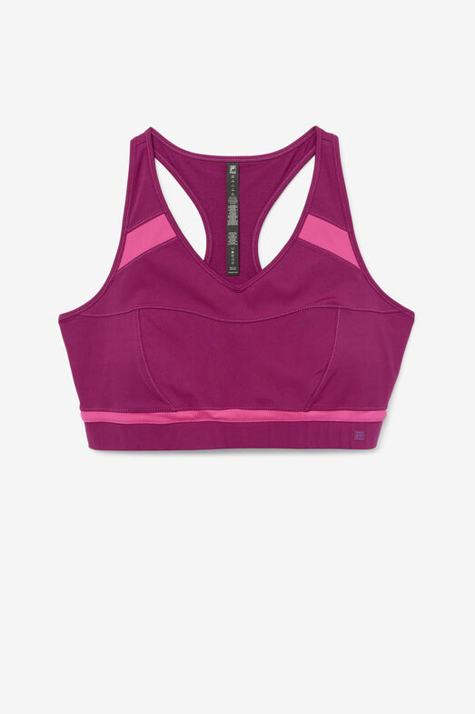 UPLIFT RACERBACK SPORTS BRA/MPRP/BPNK/5XLarge