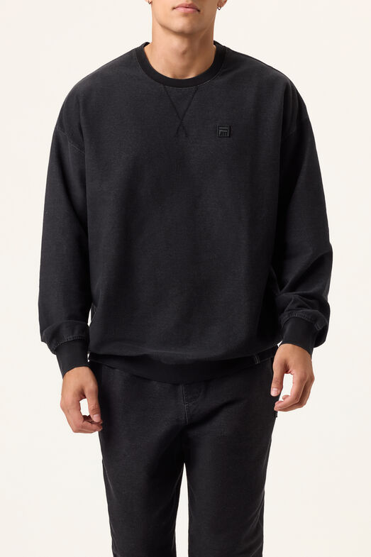 DENIM RESEARCH CREW NECK