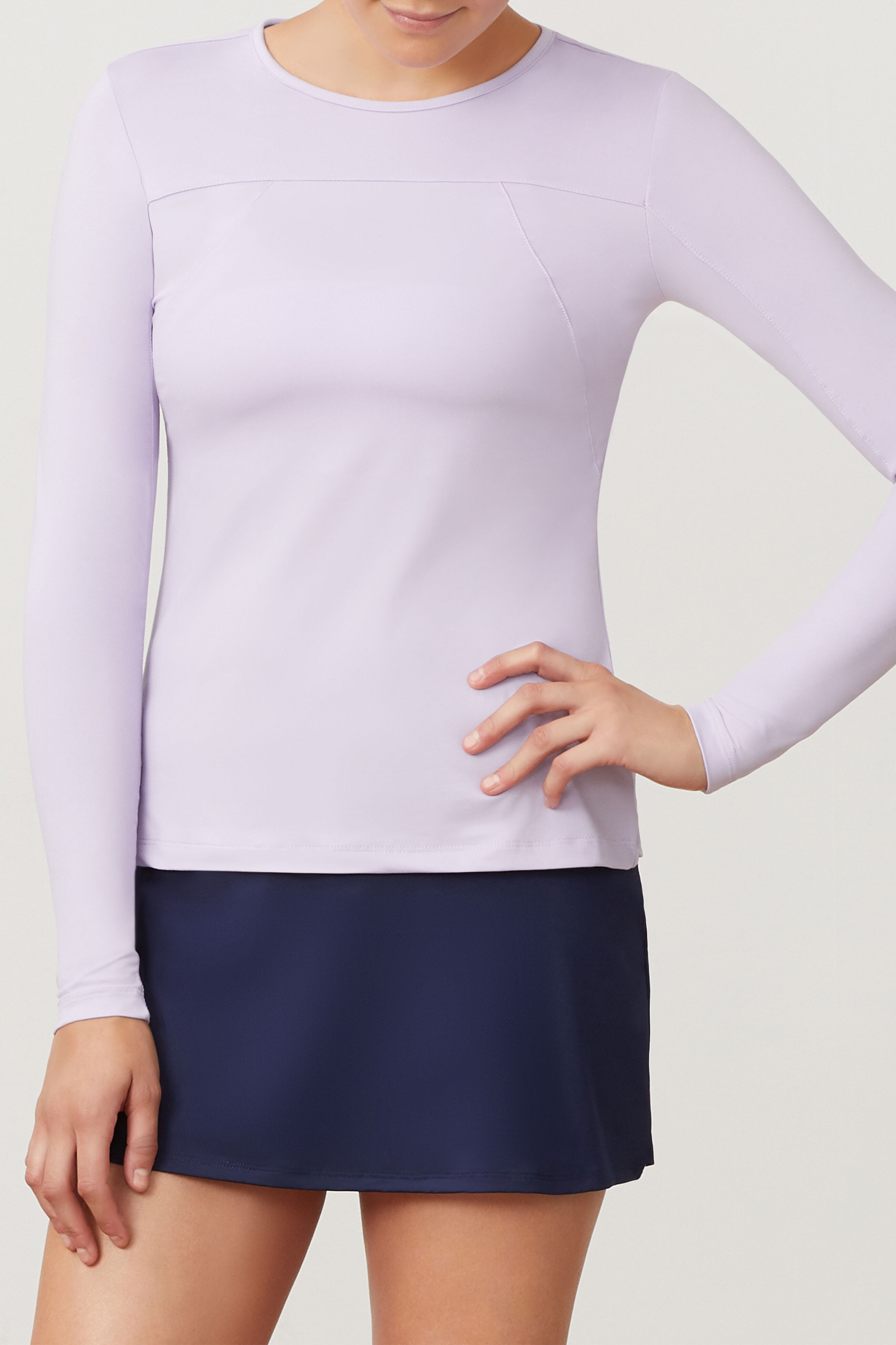 Long Sleeve Sun Blocking Tennis Shirt Fila