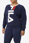 SLICK CHICKS CREW/PEACOAT/5XLarge