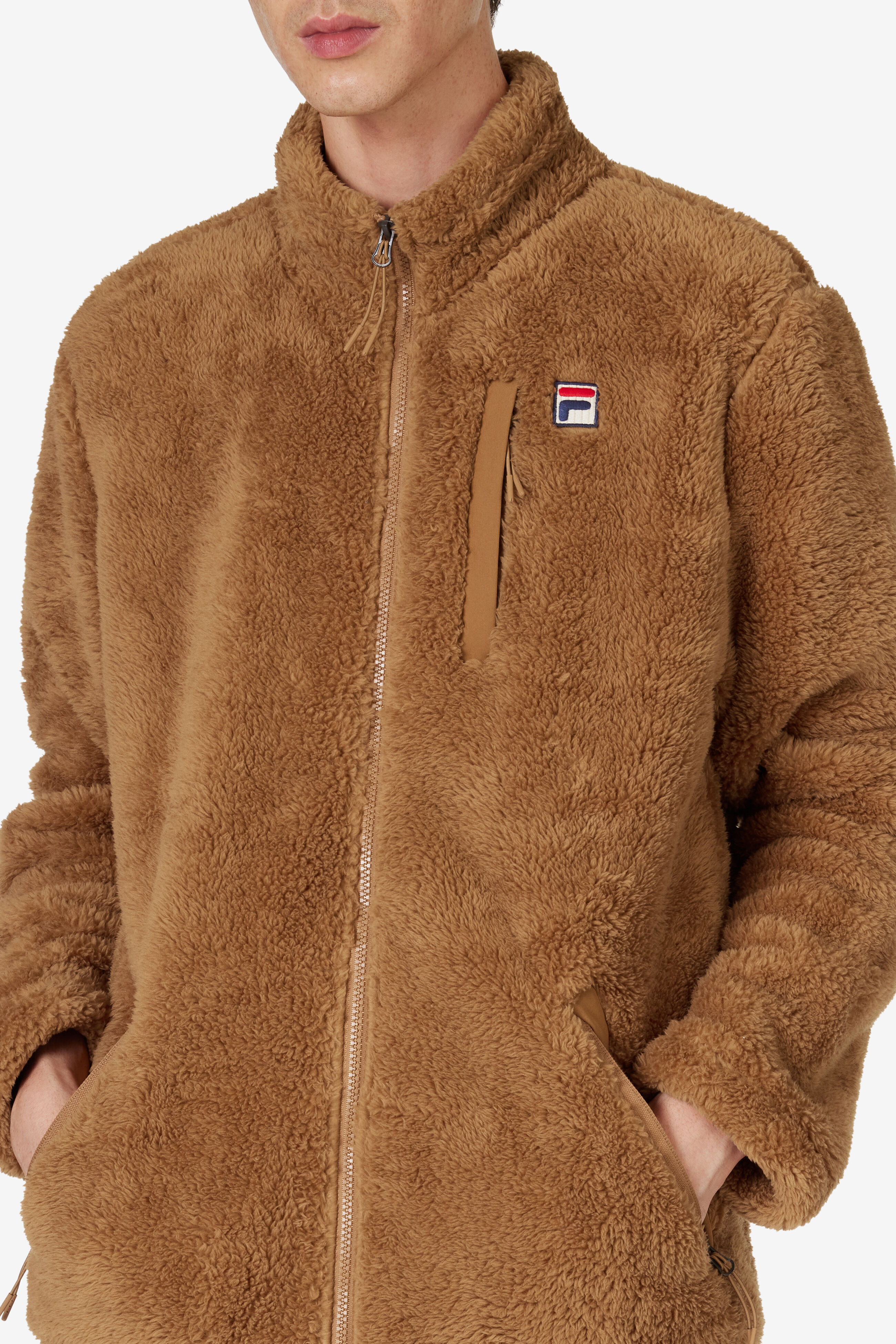 Fila hajar sherpa fleece jacket store