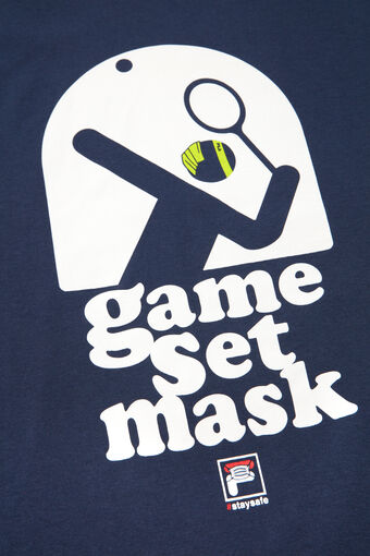 GAME SET MASK TEE/NAVY/Large