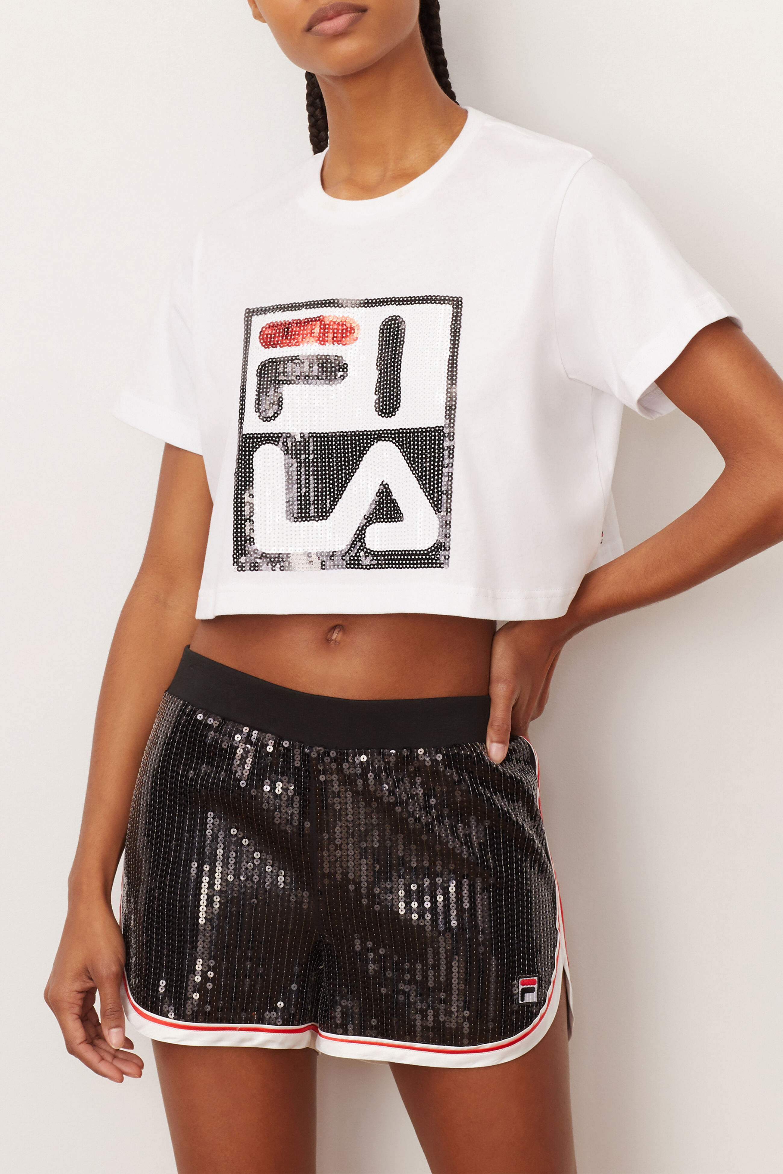 Fila clearance cropped tee