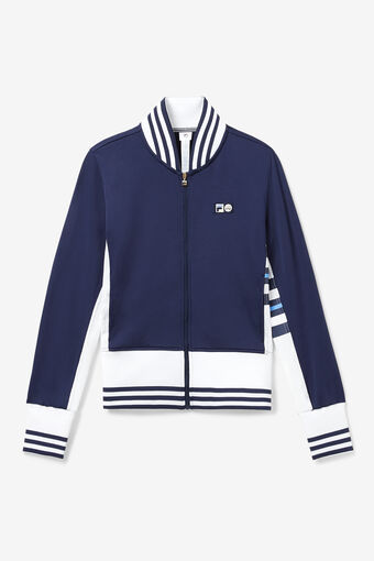 110 YEAR JACKET/NAVY/WHT/MARN/Large