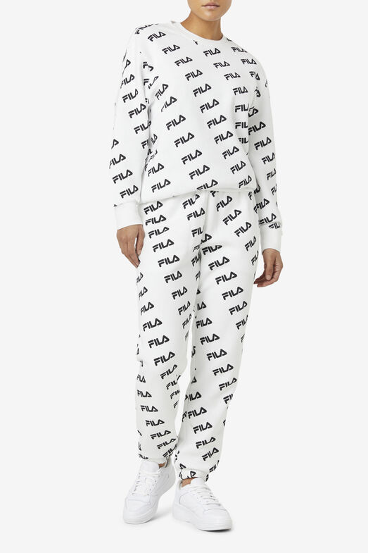 DIAGONAL JOGGER/WHITE/Large