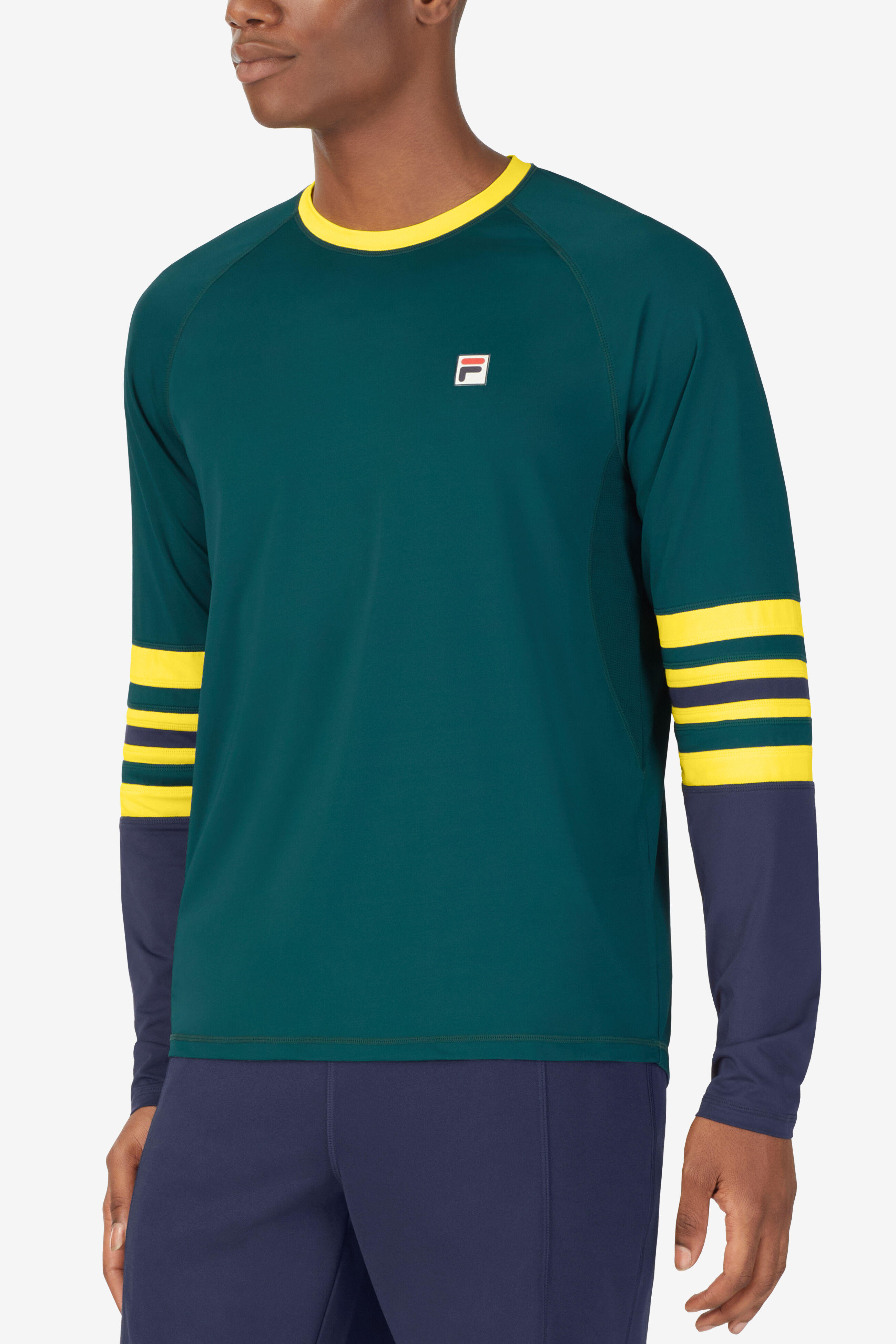 Teal fila shirt on sale