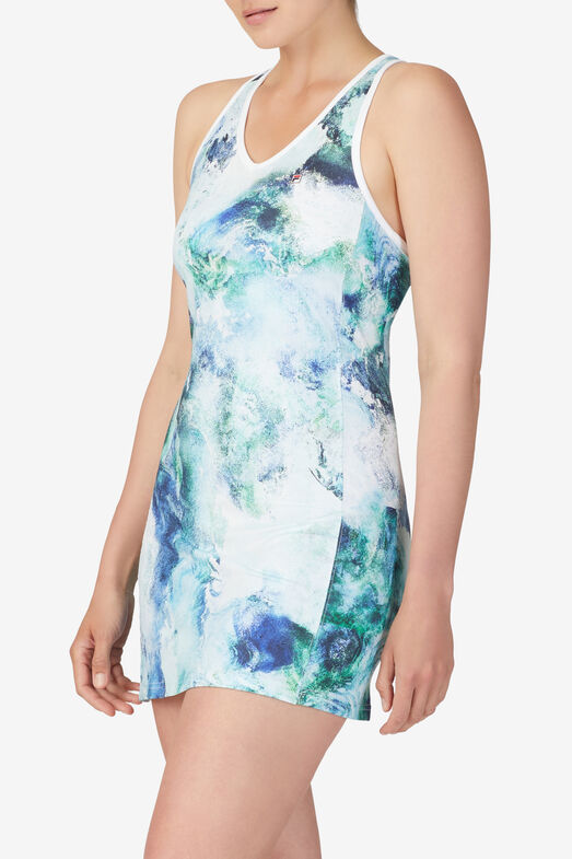 DEUCE COURT PRINTED DRESS