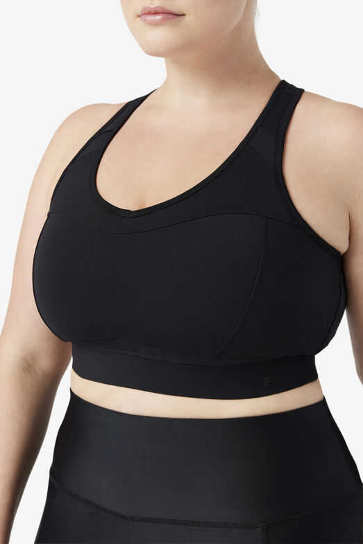 UPLIFT RACERBACK SPORTS BRA/BLACK/5XLarge