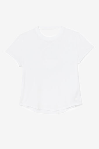 FI-LUX SHORT SLEEVE TOP/WHITE/Large