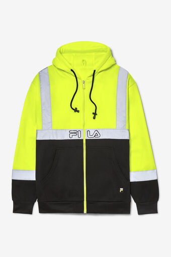 Gå rundt Ampere Bliv ved High Visibility Class Work Jacket With Hood Fila