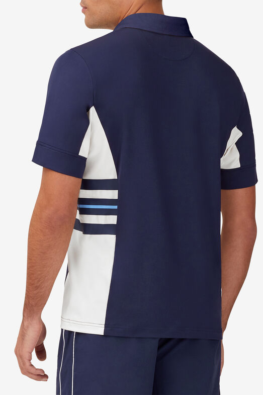 110 YEAR STRIPE POLO