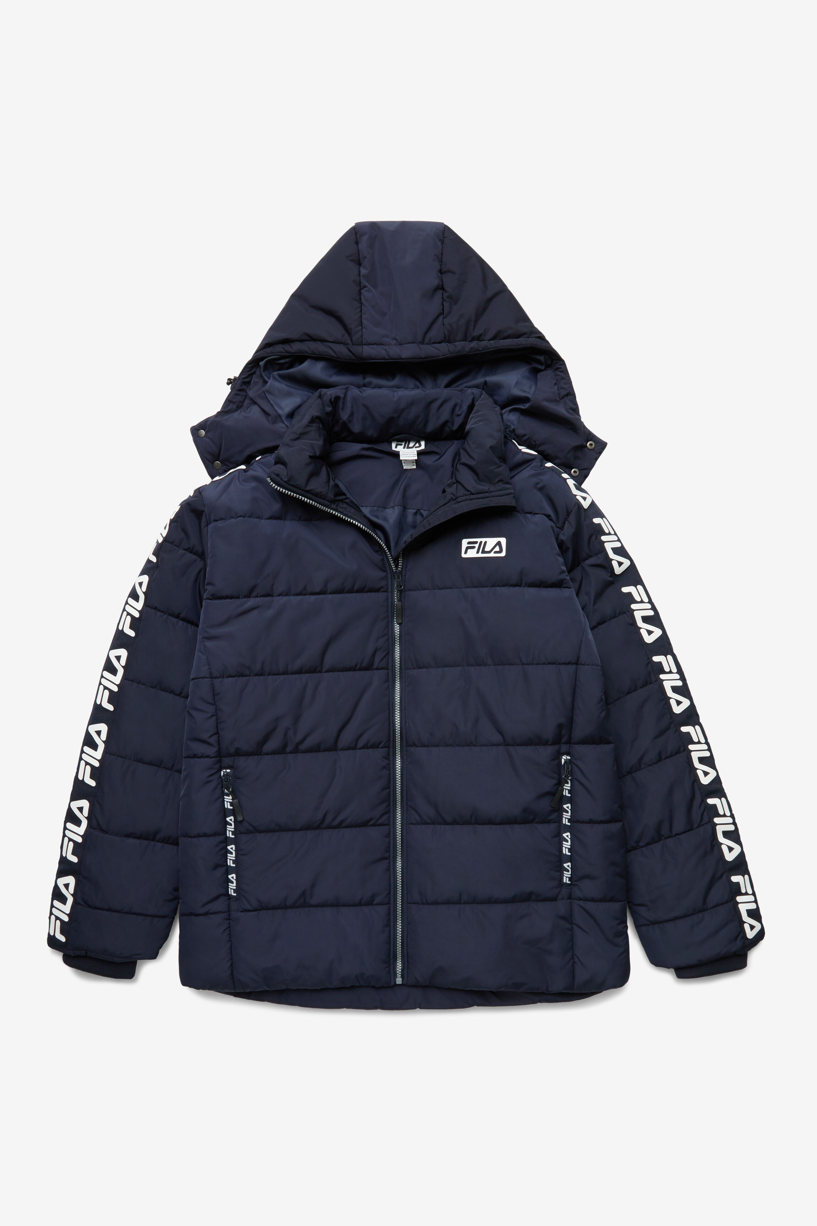 Fila black reversible puffer jacket clearance