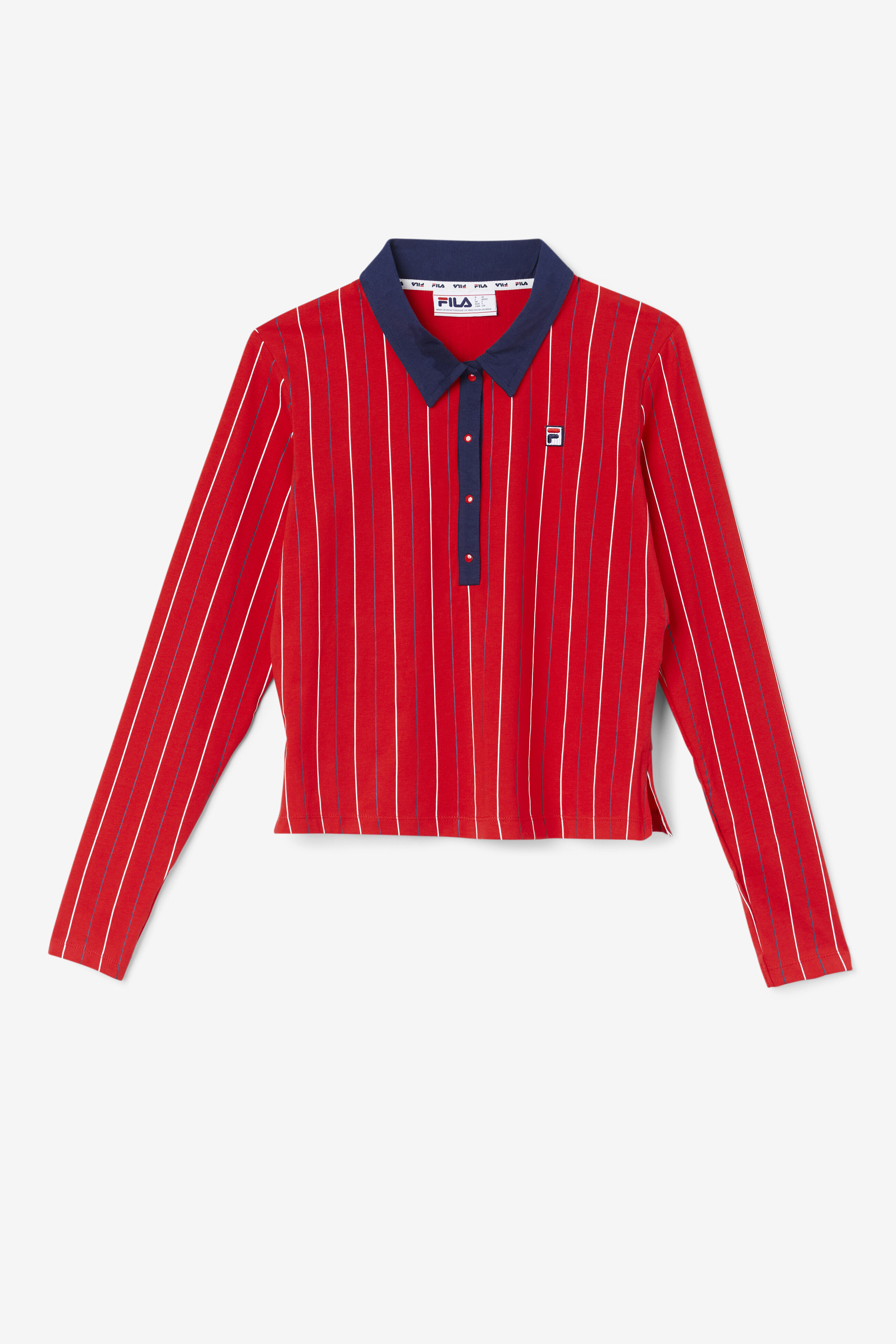 Red fila long sleeve shirt shop