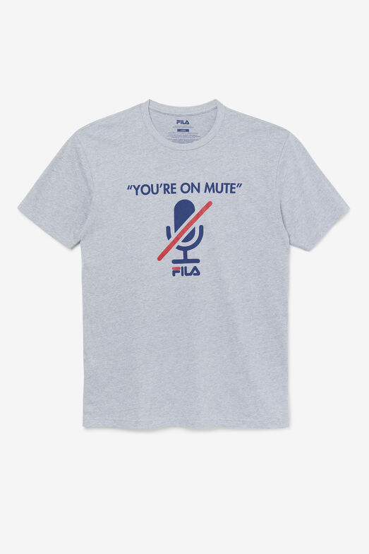 YOU&#39;RE ON MUTE TEE/HEATHERGREY/Small