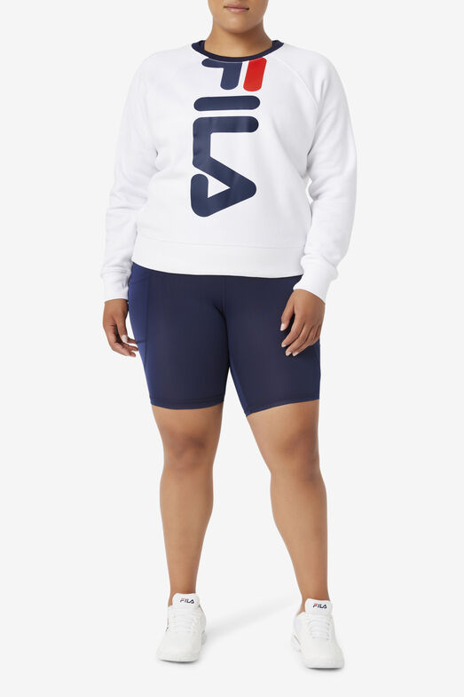 SLICK CHICKS CREW/WHITE/3XLarge