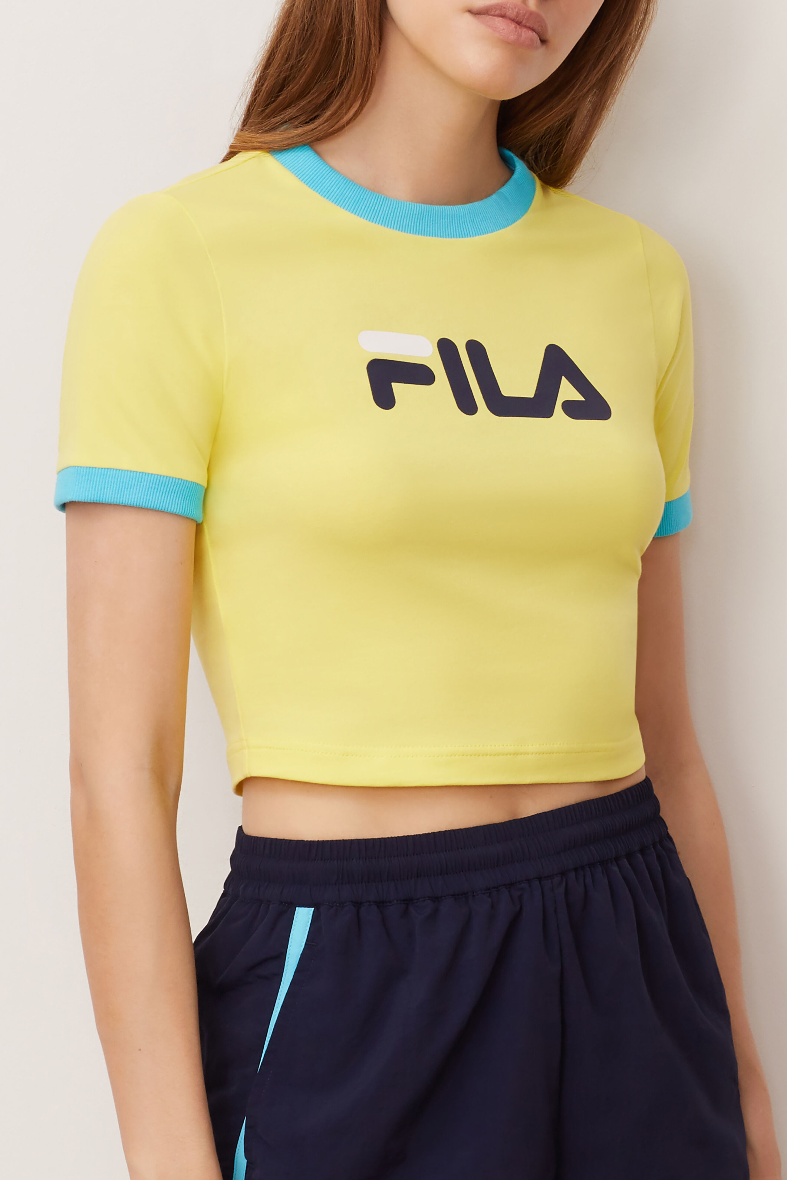 Tionne Crop Tee Tops T shirts Fila