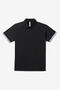 SHORT SLEEVE POLO/BLK/CBLU/Medium