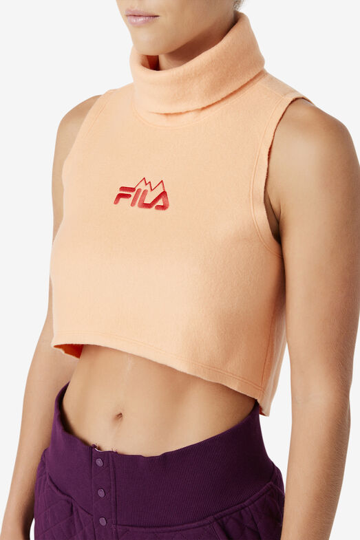 motor historisk Bemyndigelse Eliana Fleece Crop Top With Neck Warmer | Fila