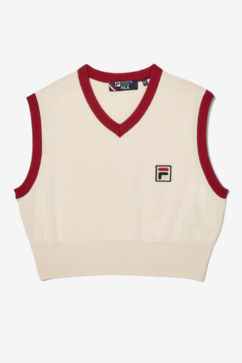 W HERITAGE CROP SWEATER VEST