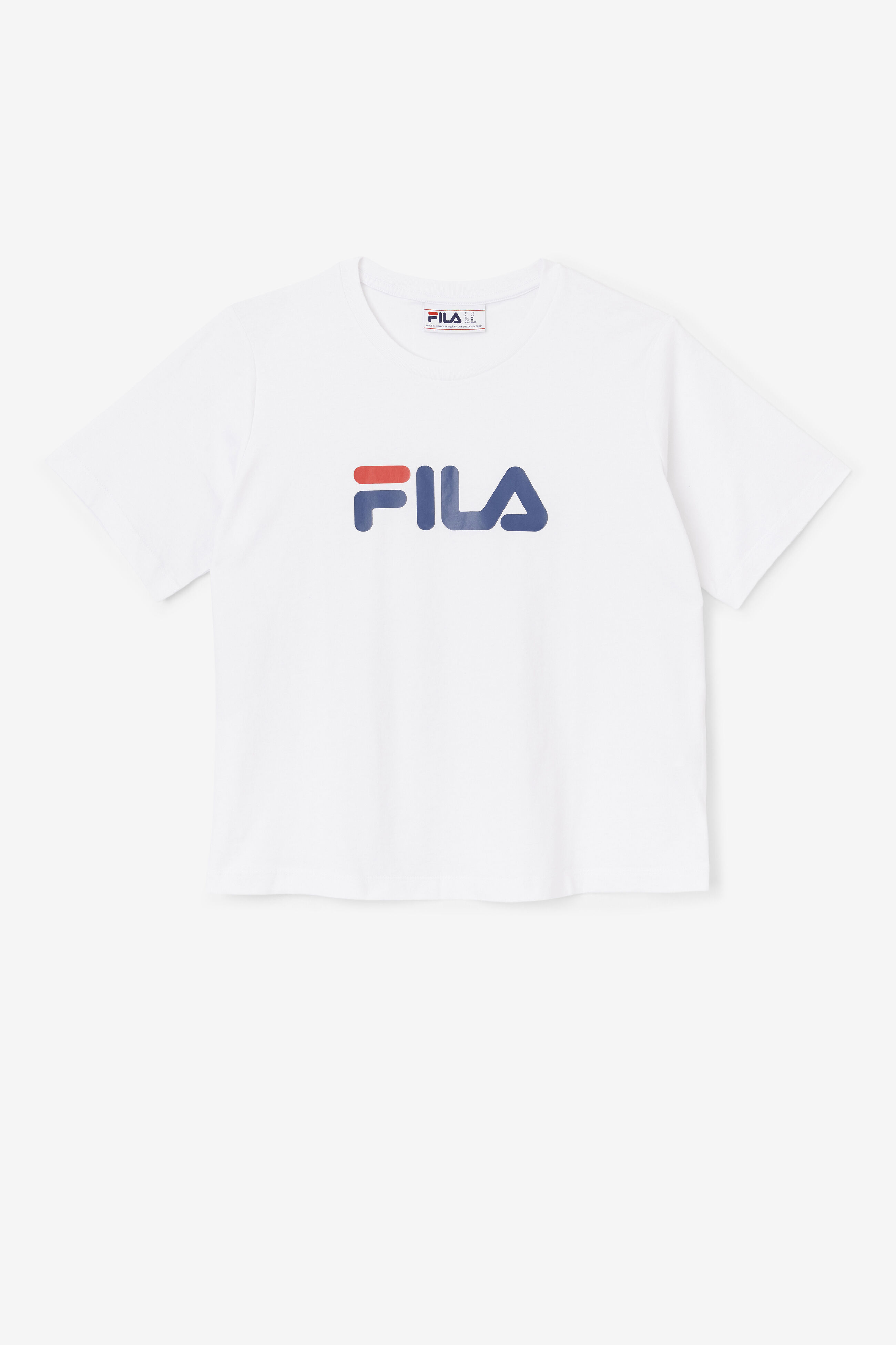 Womens white fila shop t shirt