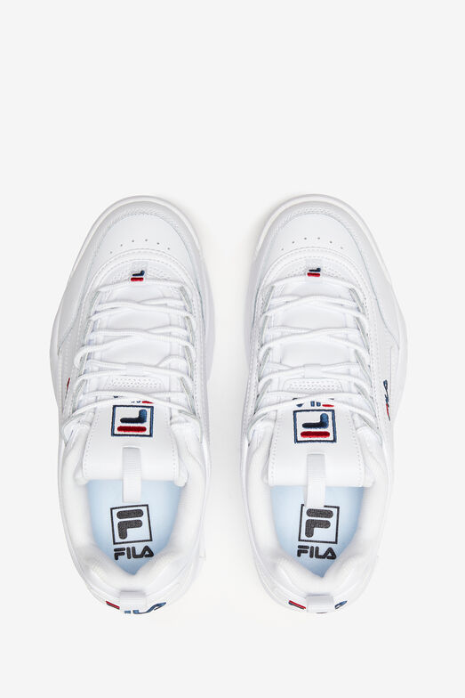 predicción cálmese terrorismo Women's Disruptor 2 Premium Chunky White Sneakers | Fila