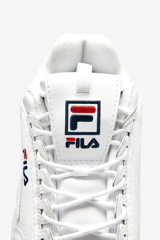 nikkel Ontwapening Fabel Women's Disruptor 2 Premium Chunky White Sneakers | Fila