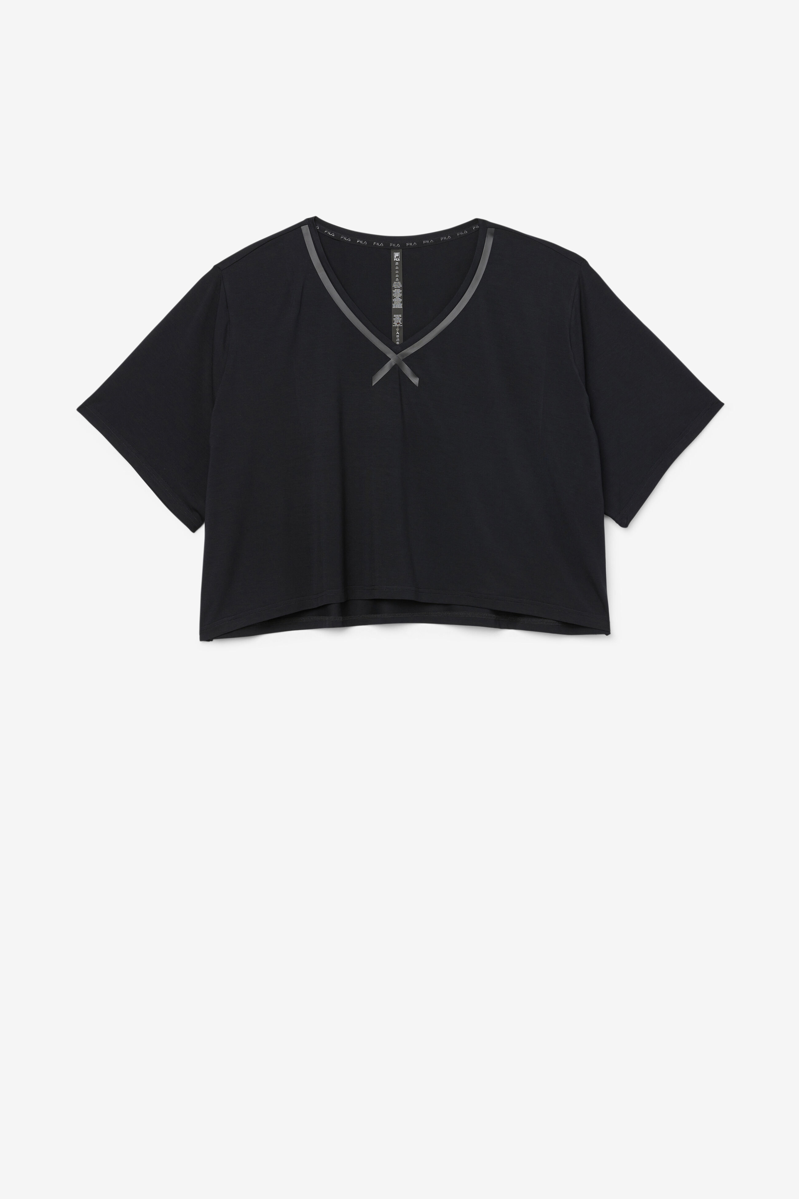 Plus size online fila crop top