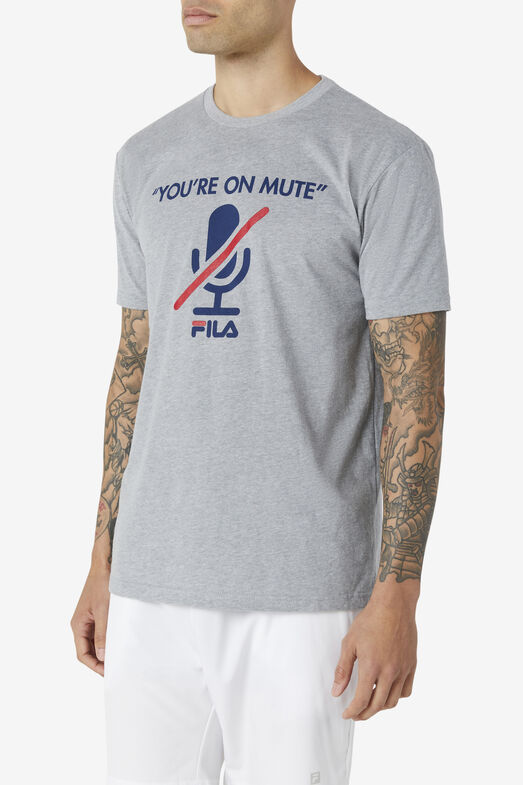 YOU&#39;RE ON MUTE TEE/HEATHERGREY/Medium