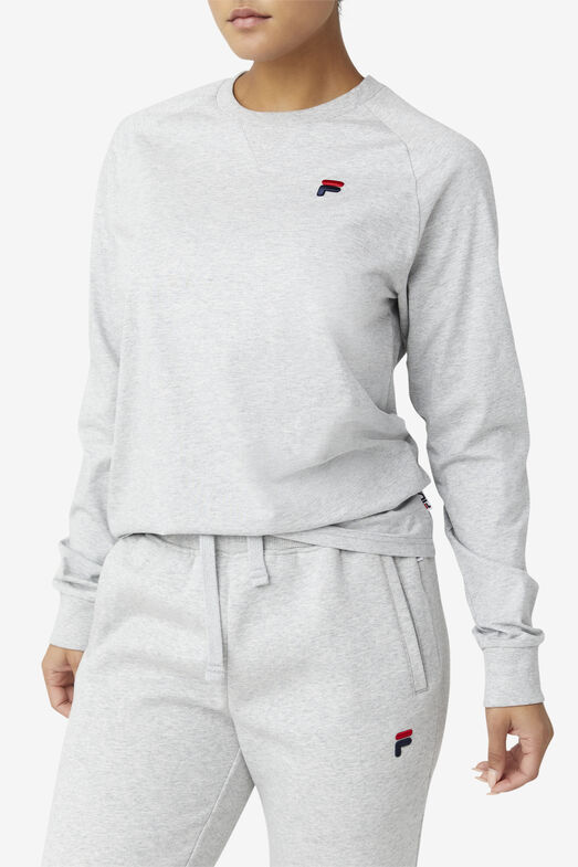 FLYNN LONG SLEEVE TEE/LTGREY/XXL