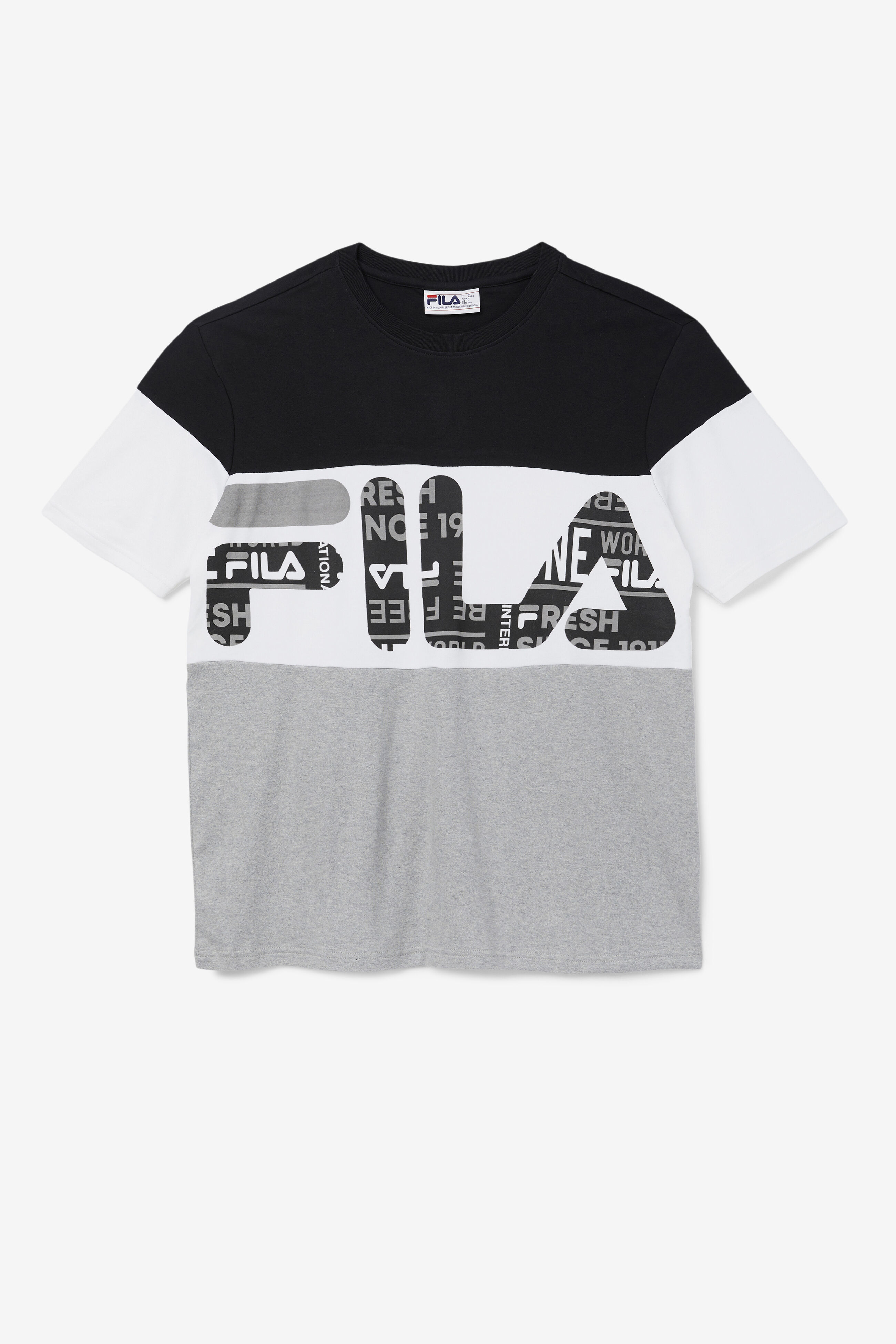 Fila tri color tee store
