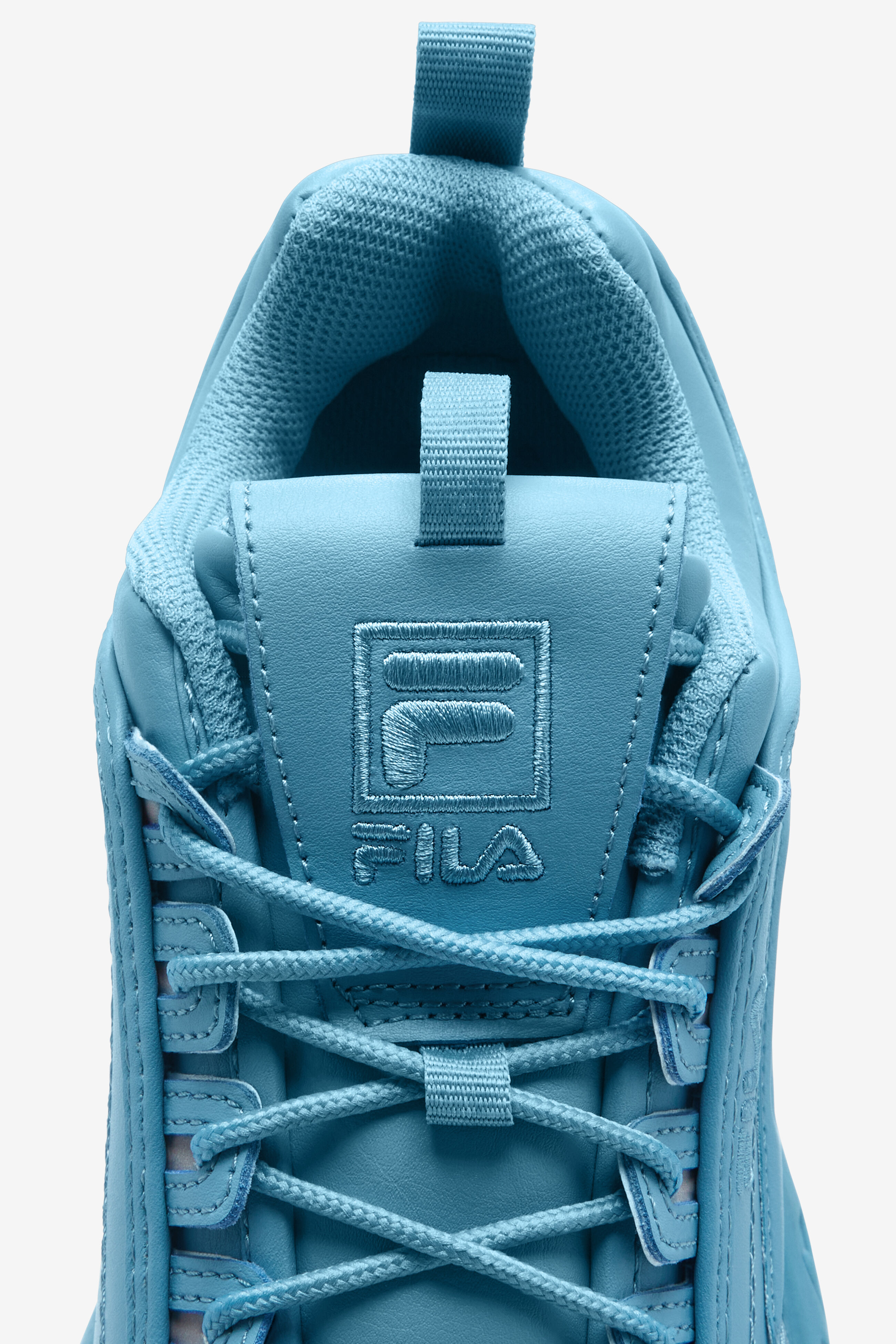 Baby blue fila trainers online