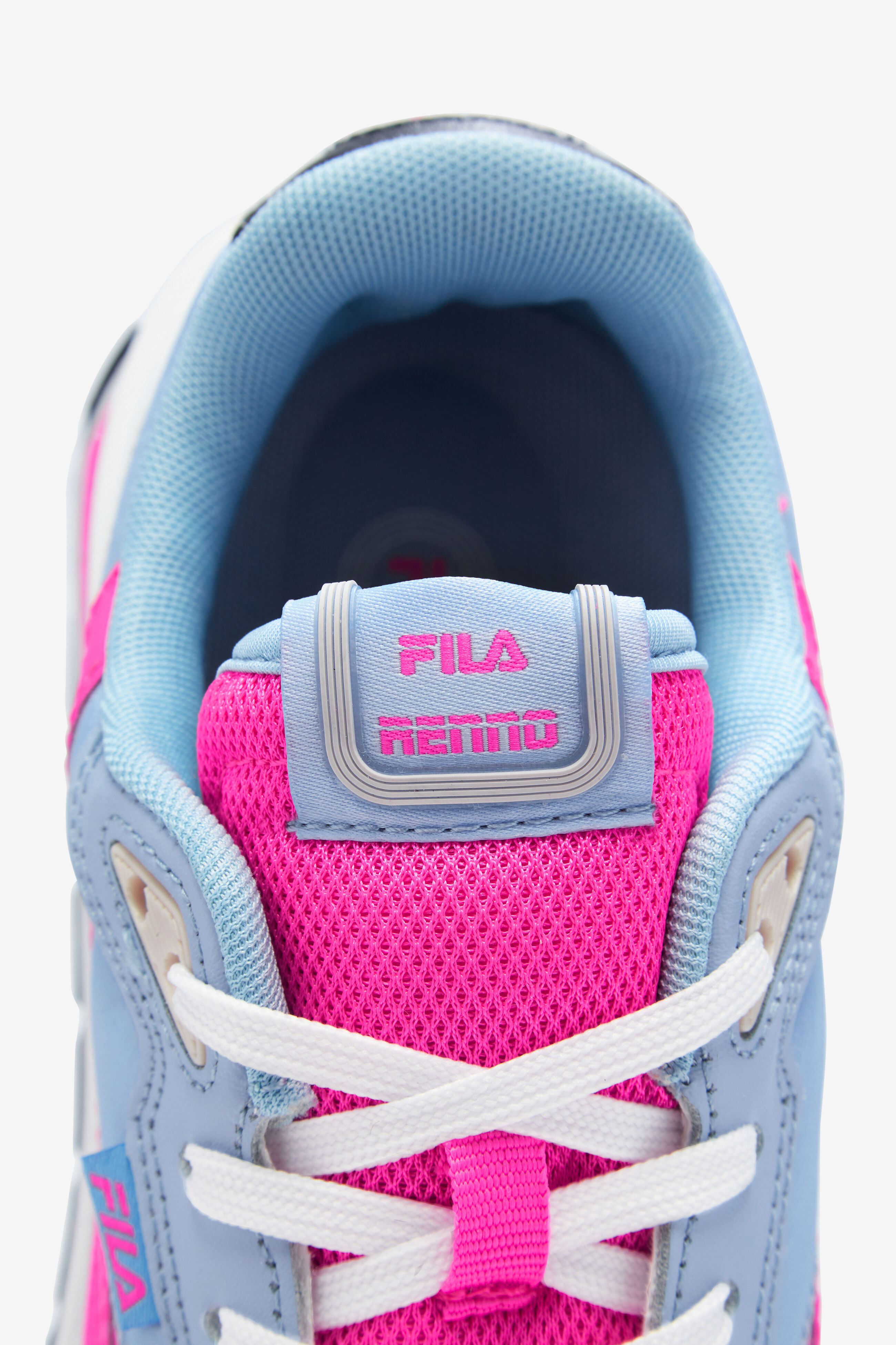 Pink and hotsell blue fila shoes